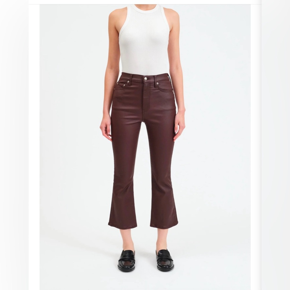 DAZE coated malbec jeans